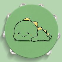 Tambourine teacher uses childrens kindergarten baby empty rattle professional percussion dance hand-cranked performance instrument tambourine