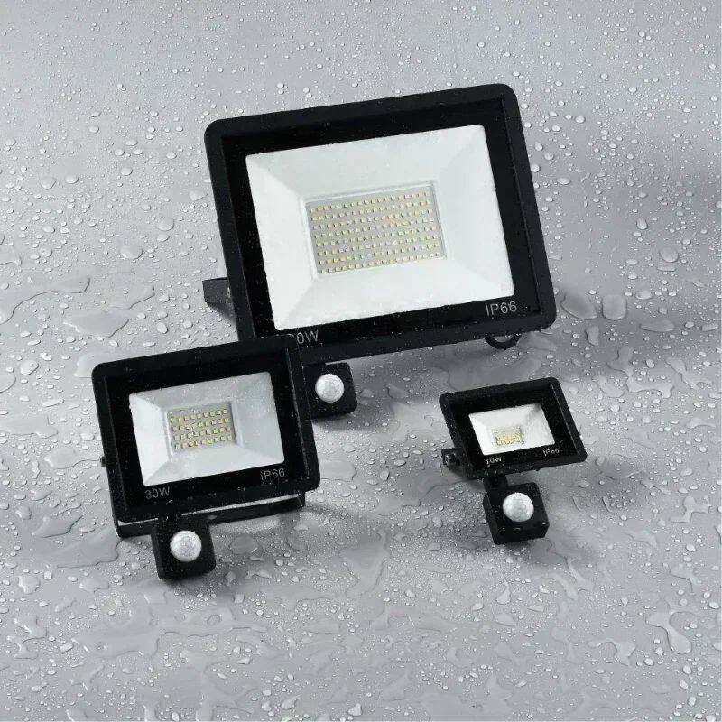 Motion Sensor LED Flood 50W 50W 30W 10W 10W 220V Waterproof
