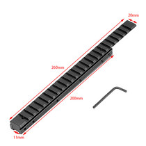 11 to 20 guide rail 11 to 20 height increase rail 260 height increase extension adapter scope bracket