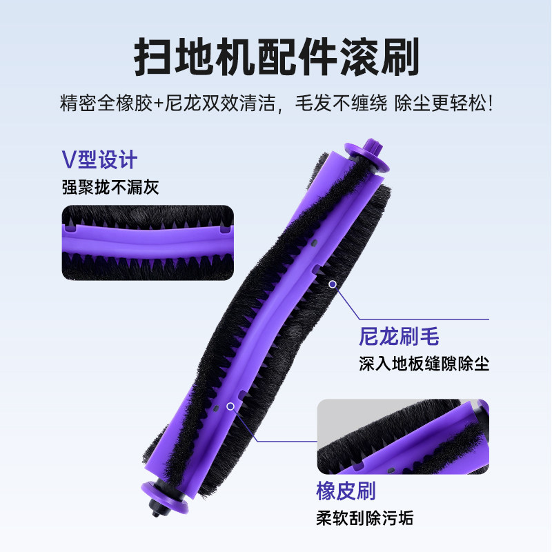 Suitable for Cloud Whale Sweeping and Mopping Robot Accessories J1/J2/J3/J4/5/6/Xiaoyao/R10 Little White Whale Side Brush