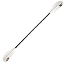 Canoe KP-1 Twin Leaf Paddle White Aluminum Alloy Leather Paddle Boat Paddle