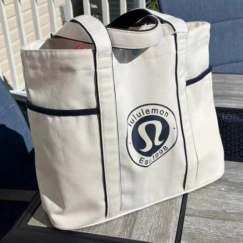 Lululemon Daily Multi-карманный холст сумки 20L Canvas totbag