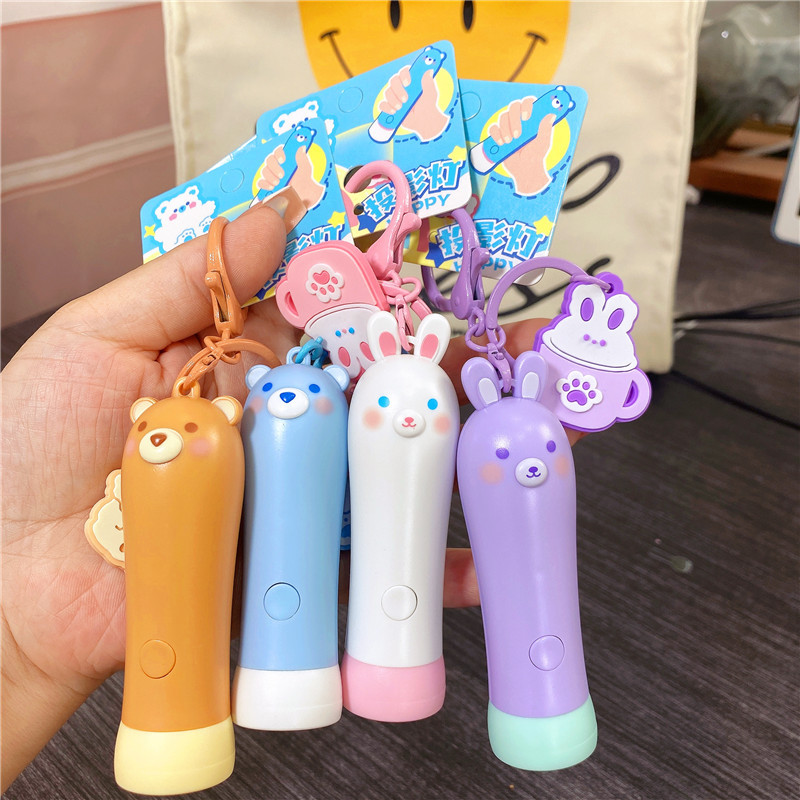 Internet-Famous Creative Projection Flashlight, Projection Lamp, Keychain, Cartoon Bear, Rabbit, Bag Pendant, Doll, Small Gift Internet-Famous Creative Projection Flashlight, Projection Lamp, Keychain, Cartoon Bear, Rabbit, Bag Pendant, Doll, Small Gift