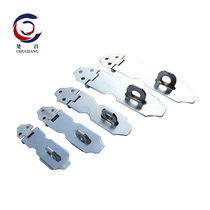 Chuchang stainless steel lock buckle padlock hasp cabinet box buckle hanging buckle door buckle nose thickened No. 1 thick type (20