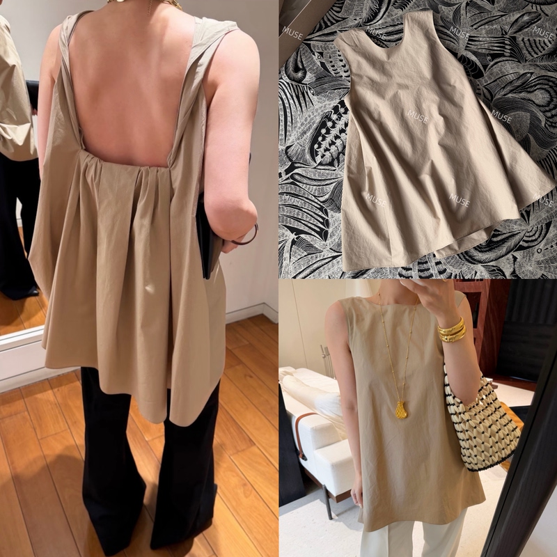 Muse Fashion Catcher! High Intelligence and Fashion Are Perfectly Blended, Twisted Backless Minimalist Top Vest Muse Fashion Catcher! High Intelligence and Fashion Are Perfectly Blended, Twisted Backless Minimalist Top Vest