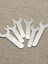 Wrench open single head galvanized stamping multifunctional wrench A3 hardware mini steel dumb head household iron wrench