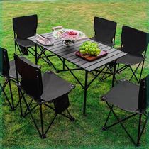 Tableau extérieur et table ensemble camping out stool pliable table pliable ultra légère table pliante extérieure et chaises