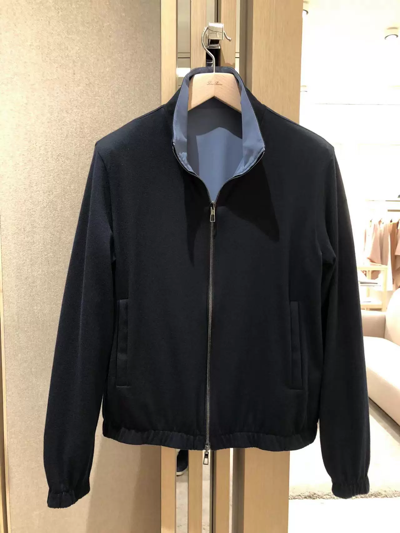 Покупательский агент LORO PIANA/Nuoyou Pianya 2023 осень и зима мужская двусторонняя бомбер-куртка верх