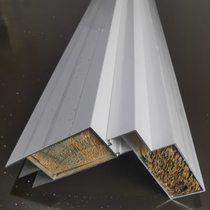 Tile stove two-in-one corner column brick clip cabinet white corner column accessories aluminum alloy inner corner slot