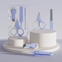 Детские маникюрные кусачки, синий комплект