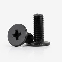 Internet celebrity model M2 5M3M4M5M6 black 304 stainless steel thin cross flat head screw notebook digital machine