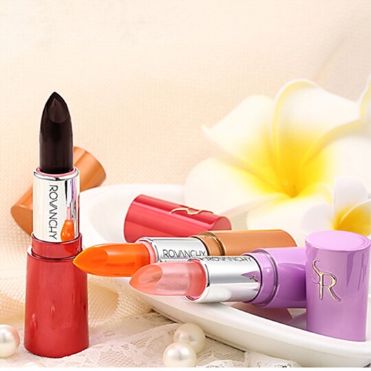 Luofanshi Black Rose Jelly Lipstick Moisturizing Hydrating Non-Stick Cup Waterproof Lip Tint Gradient Color Lipstick for Students