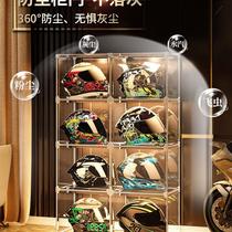 Helmet storage rack motorcycle hat cabinet home placement rack display box helmet display rack floor-standing storage rack