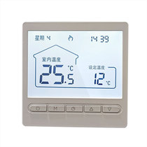 Water floor heating thermostat LCD water heating control switch water heating passive linkage switch panel