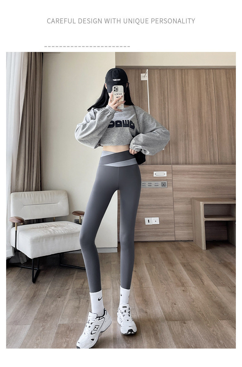 大码裤装 鲨鱼裤女春季外穿打底裤夏季高腰瑜伽芭比裤子大码胖mm200斤黑色