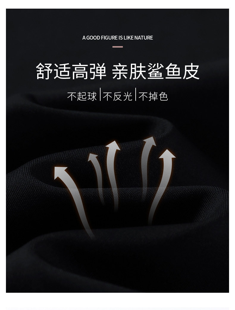 大码裤装 鲨鱼裤女春季外穿打底裤夏季高腰瑜伽芭比裤子大码胖mm200斤黑色