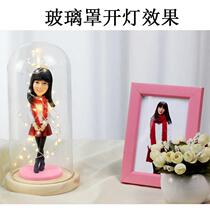 Dust cover creative gift handmade clay figurine real person customized photo custom made soft clay figurine birthday wedding gift