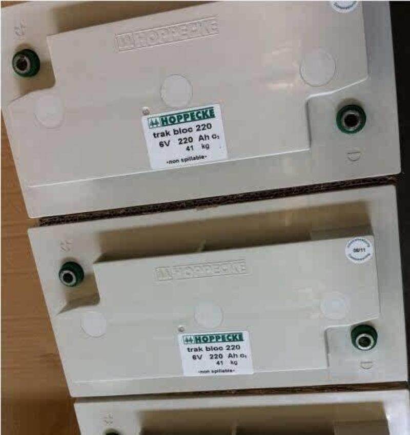 German import of Horbecker HOPPECKE accumulator SB6V220 (6V220AH) hostages for three years-Taobao