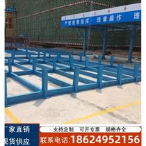 Construction site Dingding steel stacking platform of steel rebar stacking platform to put pile material rack I-steel bracket manufacturer supply