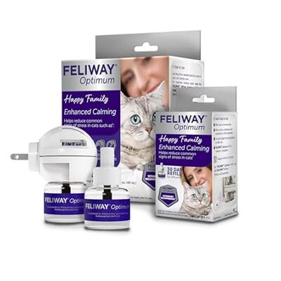 FELIWAY Optimum Cat, диффузор с улучшенными успокаивающими феромонами: