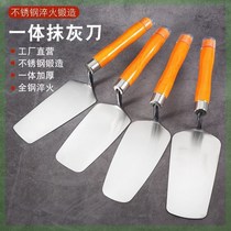 German imported stainless steel integrated dish trowel ash spoon mason plastering tool bricklayer craftsman tile tiling