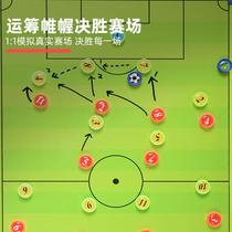 Basketball tactical board aluminum alloy magnetic board rewritable teaching command large bracket type game football coaching board