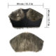 New Medieval Imitation Fur Shawl Warrior Cloak with Fur Collar, Nordic Viking Style Retro Cos Accessories