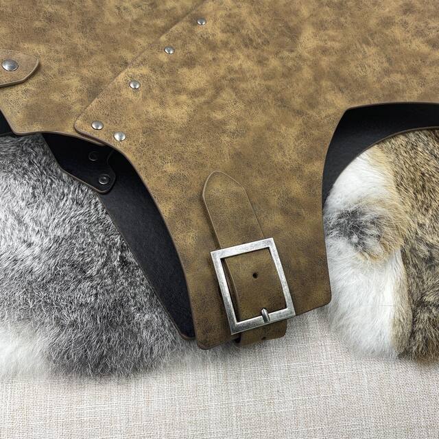 Medieval Double-Layer Half-Chest Armor, Nordic Viking Style Retro Cosplay Stage Performance Prop