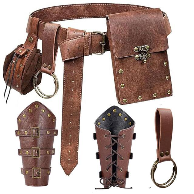 Steampunk Mobile Phone Bag, Coin Purse, Medieval Bag, Belt, Renaissance Cosplay Costume