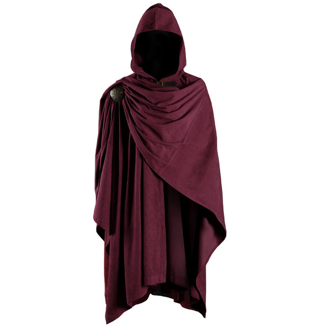 Death Cloak Cape Shawl Medieval Retro Literary Steampunk Style Cos Stage Performance Prop