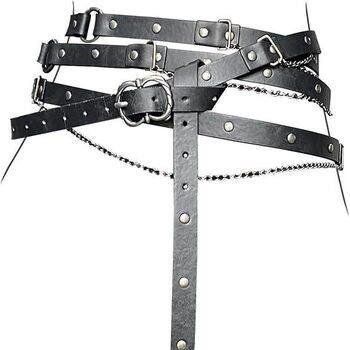 Steampunk Retro Dress Vintage Viking Multi-Layer Body Chain Belt Waist Belt Cosplay Thin Belt for Men and Women