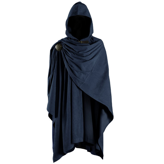 Death Cloak Cape Shawl Medieval Retro Literary Steampunk Style Cos Stage Performance Prop
