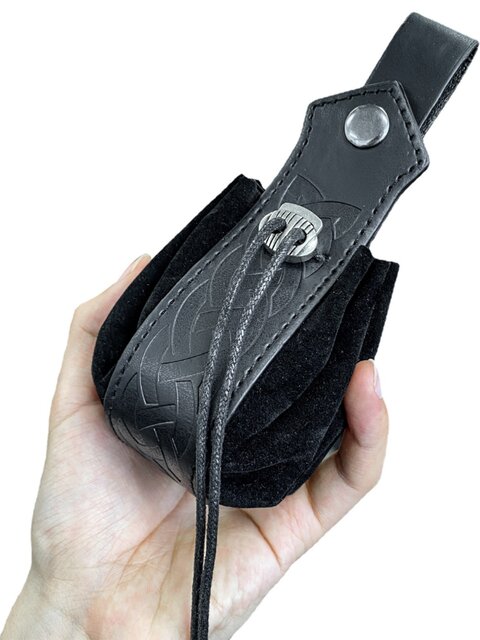 Viking-Style Medieval Pouch That Can Be Hung on a Belt, Coin Purse, Vintage Waist Bag, Cosplay Accessory