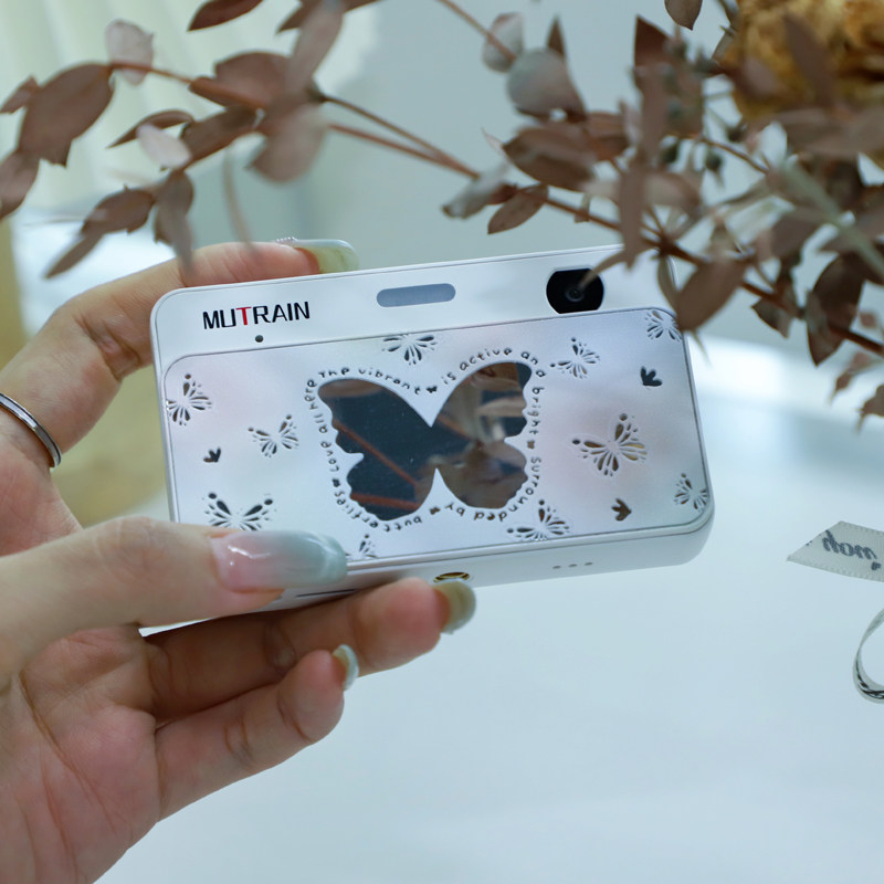 Mutrain Digital Camera X10 Student Party Ccd High-Definition Vlog Travel Compact Camera Campus Cartoon Girl