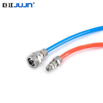 Quick-twist connector copper nickel-plated pneumatic connector PU-4 6 8 10 12 14 16 trachea connector straight through variable diameter PG