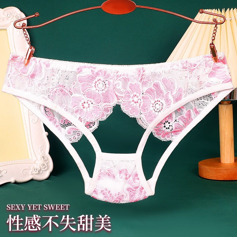 Women's Underwear 2026 New Sexy Lace Low-Waist Embroidered Hollow Autumn and Winter Thin Style Young Girl Pure Desire Triangle Shorts Women's Underwear 2026 New Sexy Lace Low-Waist Embroidered Hollow Autumn and Winter Thin Style Young Girl Pure Desire Triangle Shorts