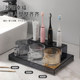 Swiss Joico High-End Mouthwash Cup, Household Glass Toothbrush Cup, Light Luxury Couple's Wash Cup and Storage Rack Set