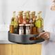 Swiss Joico Kitchen Rotatable Spice Rack Condiment Corner Oil Salt Sauce Vinegar Multifunctional Storage