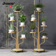 Swiss Joico Flower Stand Living Room Floor-Standing Storage Rack Balcony Flower Pot Rack Green Plant Display Shelf