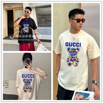 French direct mail Gucci Gucci 24 summer new style koala letter printed top casual short-sleeved T-shirt