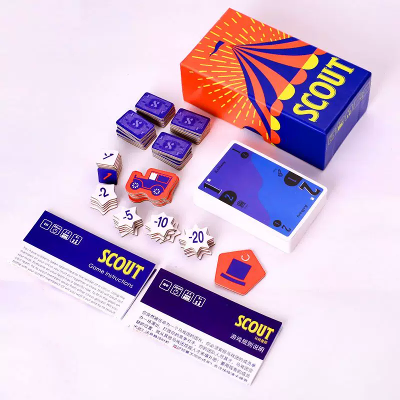 Игра настольная Scout Circus Star поиск доска 2-5 человек карточная игра для родительского досуга вечеринка OINK серия