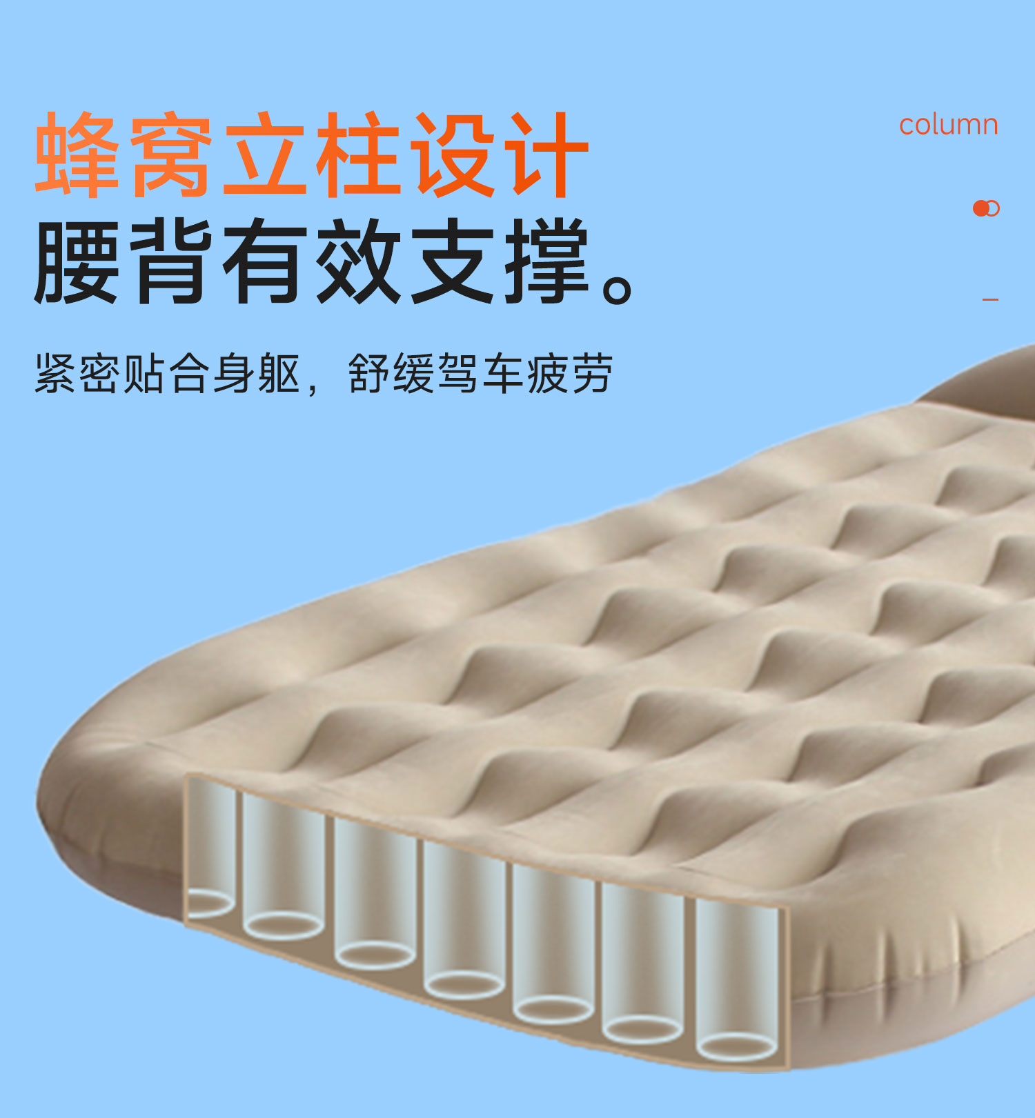 Aromaku Car Rear Seat Sleeping Mat Inflatable Mattress for Cars and Suvs Universal Rear Seat Sleeping Tool Car Bed