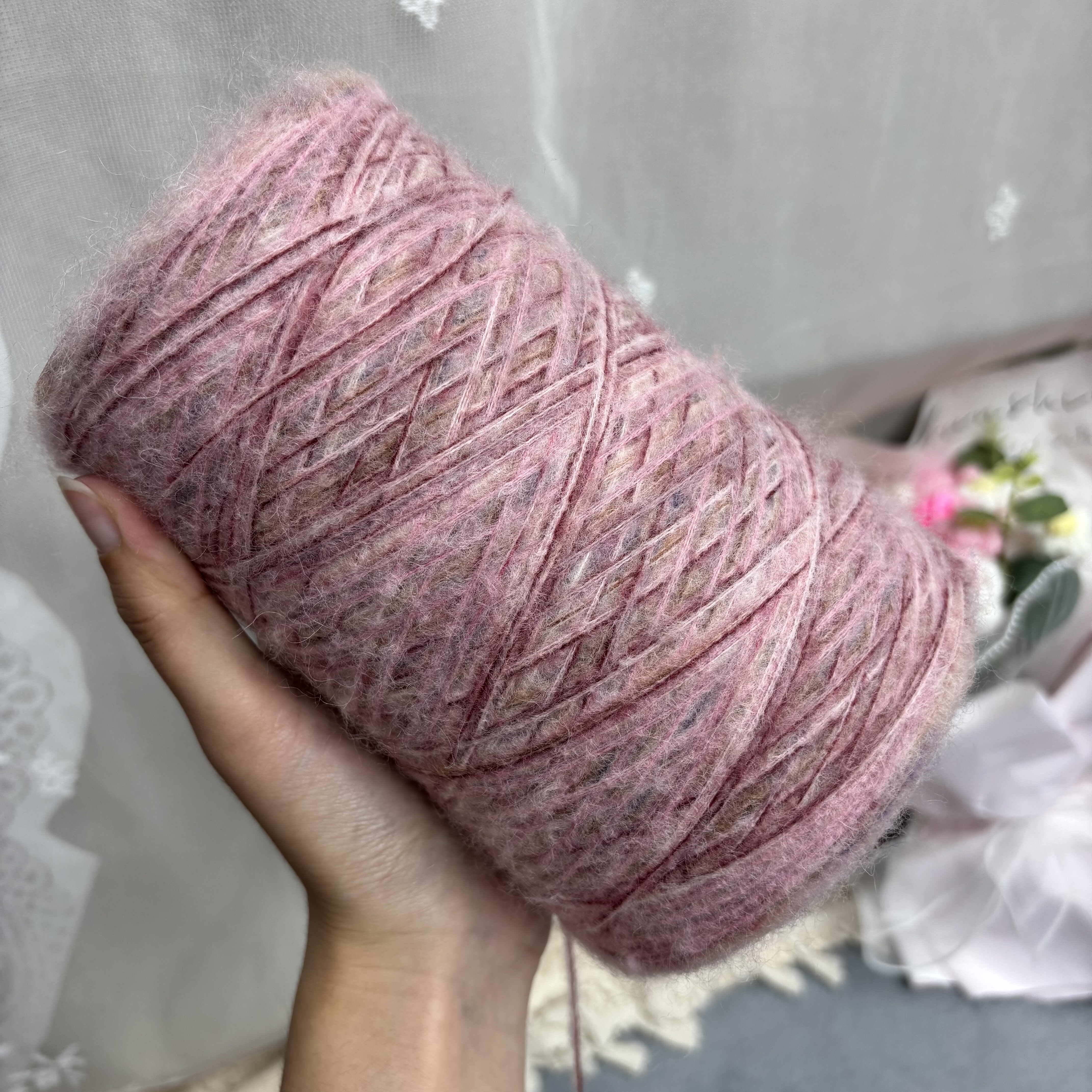 Hearlife's New Alpaca Mohair/Alpaca Superfine Yarn with Gradient Dyeing/Soft and Comfortable, Unique Appearance