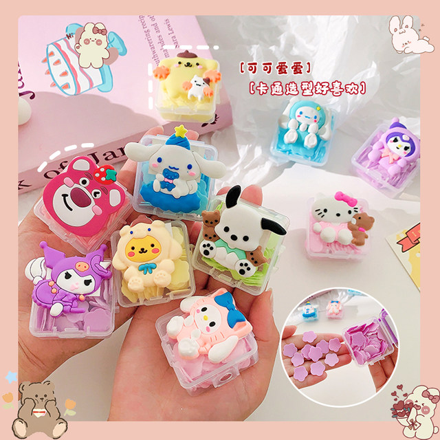 Sanrio disposable soap flakes ເຈ້ຍສະບູຕ້ານເຊື້ອແບັກທີເຣັຍສໍາລັບເດັກນ້ອຍແລະນັກຮຽນທີ່ຈະເອົາສະບູ່ລ້າງມືແບບພົກພາສໍາລັບການເດີນທາງ