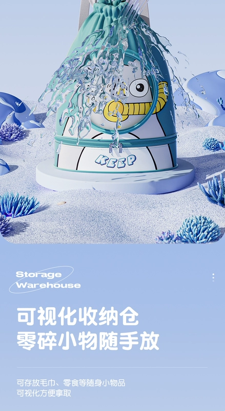 đồ bơi trẻ em 2 mảnh Giữ túi bơi trẻ em tách khô và ướt túi lưu trữ chống thấm nước bé trai và bé gái thể thao thời trang di động túi bơi dễ thương áo tắm trẻ em hình ảnh bé trai bé gái mặc đồ bơi