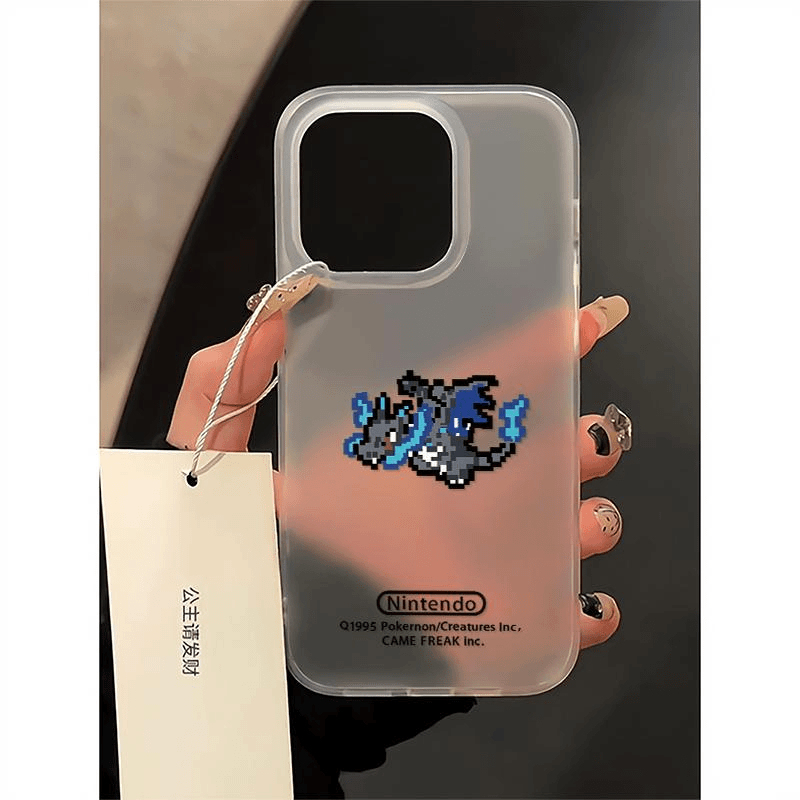 Suitable for Apple 15 Pro Max Phone Case, New Model, iPhone 14 Pixel Pokémon, 13 Pro High-End Feel, 12 Cartoon, 11 Personalized, 8 Plus Creative, 7 Silicone, X for Women, XS Protective, Xr Case, Max Trendy