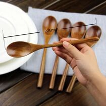 5 Pieces Wooden Spoon Soup and Fork Eco Friendly Products T