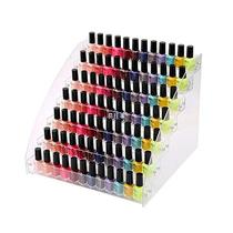 Multi-Tier Clear Nail Polish Display Rack