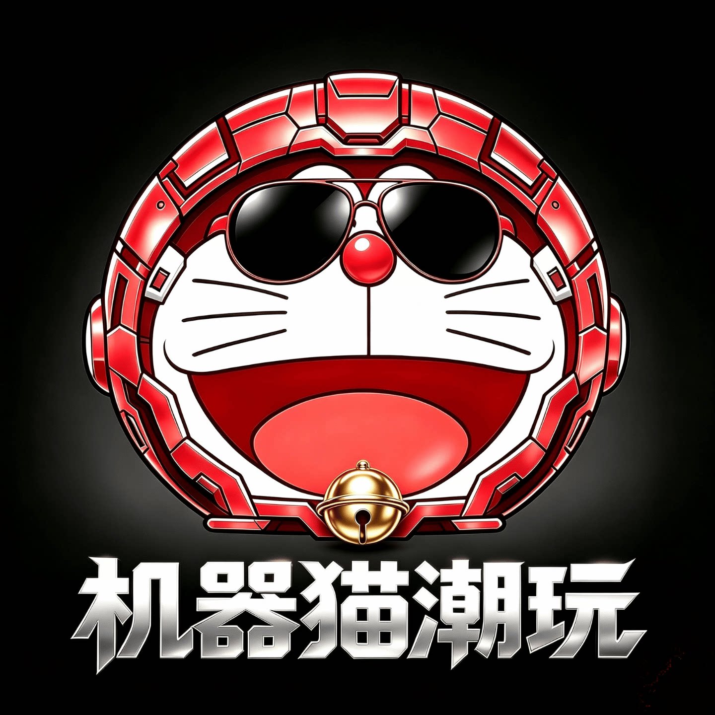 机器猫潮玩的LOGO