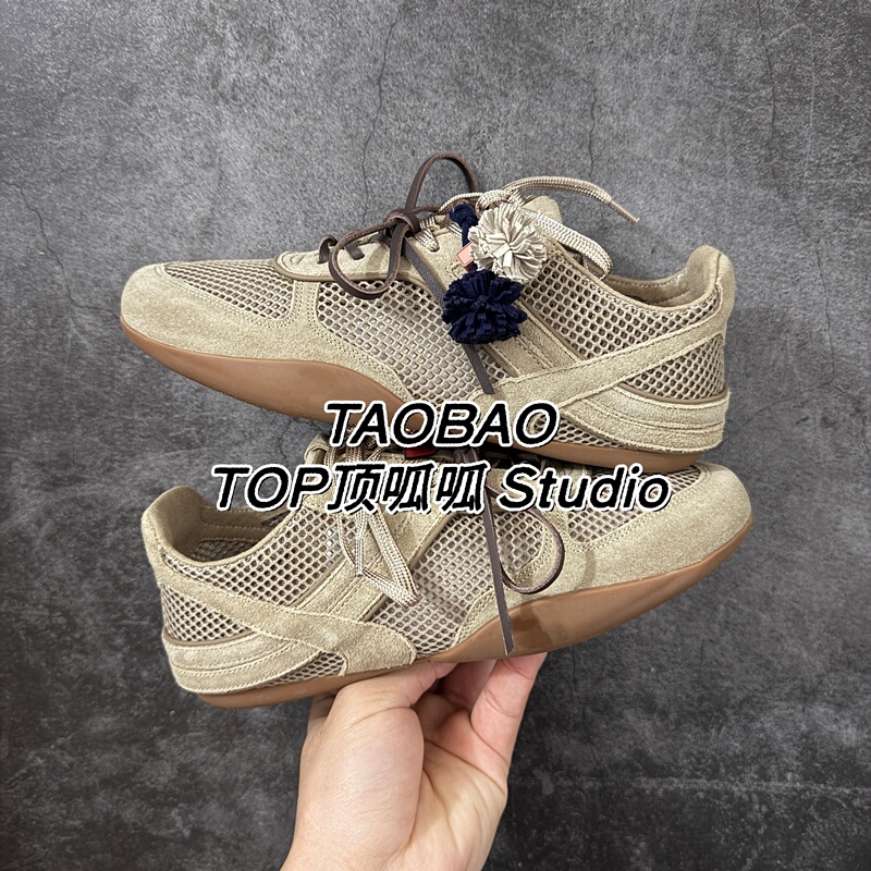 【Custom Design】26 New Spring Suede Casual Sneakers Mmiu Style Low-Top Retro German Training Shoes for Women